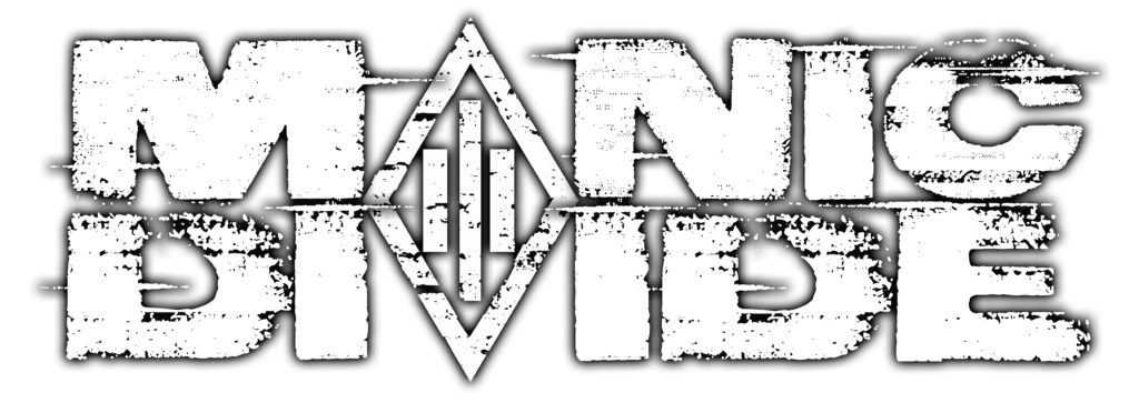 Manic Divide Logo - White